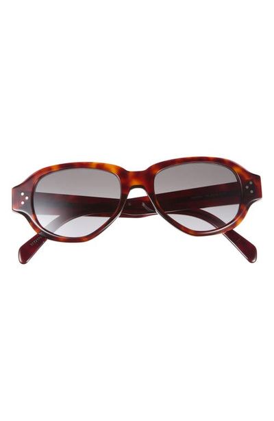 CELINE CELINE 3 Dots 52mm Round Sunglasses