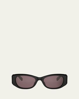 CELINE Celine 3 Dots Acetate Rectangular Sunglasses