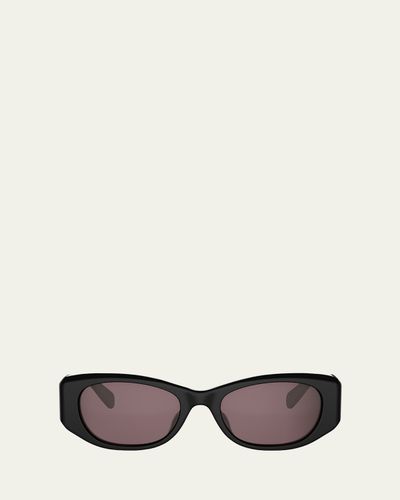 CELINE Celine 3 Dots Acetate Rectangular Sunglasses