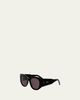 CELINE Celine 3 Dots Acetate Rectangular Sunglasses - 2