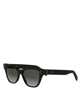 Celine Celine 3 Dots Hd Cat Eye Sunglasses, 52mm