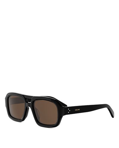 Celine Celine 3 Dots Pilot Sunglasses, 53mm