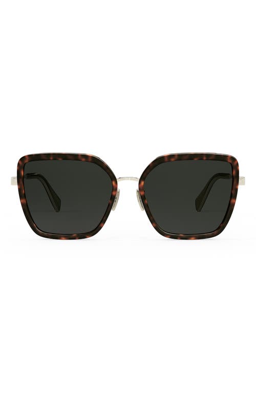 CELINE CELINE 58mm Butterfly Sunglasses