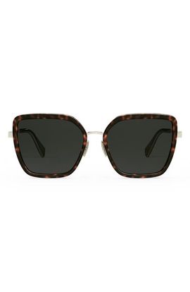 CELINE CELINE 58mm Butterfly Sunglasses