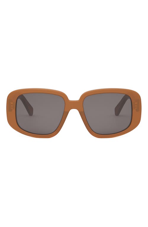 CELINE CELINE Bold 3 Dots 55mm Geometric Sunglasses