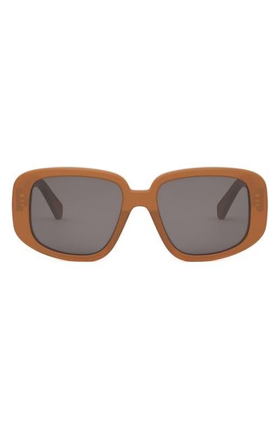 CELINE CELINE Bold 3 Dots 55mm Geometric Sunglasses