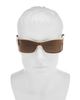 Celine Celine Maxi Metal Triomphe Mask Sunglasses, 165mm - 4