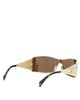 Celine Celine Maxi Metal Triomphe Mask Sunglasses, 165mm - 6