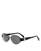 Celine Celine Metal Triomphe Oval Sunglasses, 54mm - 1