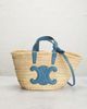 celine Celine Raffia Teen Classic Panier Basket Tote Bag - 2
