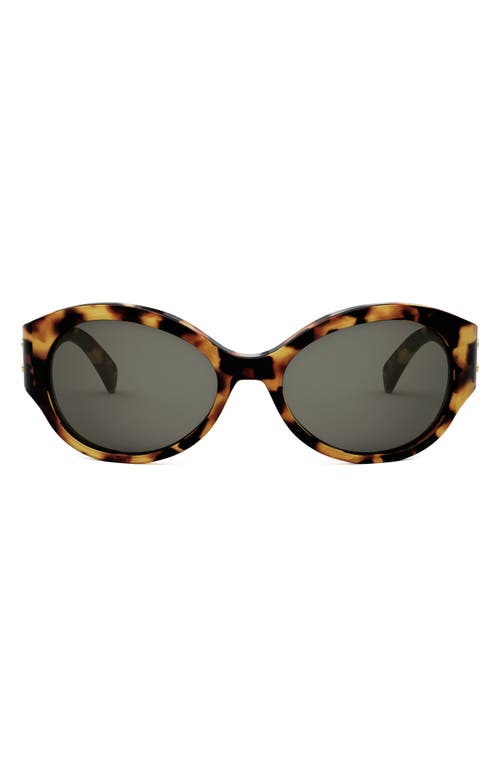 CELINE CELINE Triomphe 62mm Oval Sunglasses
