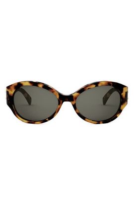 CELINE CELINE Triomphe 62mm Oval Sunglasses