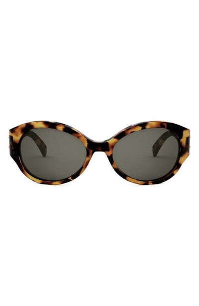CELINE CELINE Triomphe 62mm Oval Sunglasses