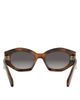 Celine Celine Triomphe Havana Oval Sunglasses, 55mm - 4
