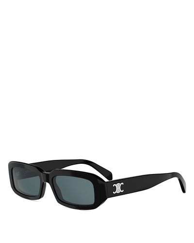 Celine Celine Triomphe Rectangular Sunglasses, 54mm