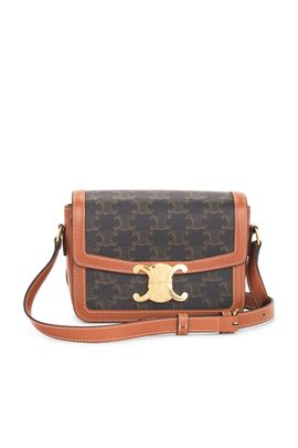 celine Celine Triomphe Teen Claude Shoulder Bag