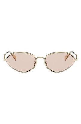 CELINE CELINE Wired 58mm Almond Sunglasses