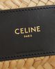 celine Celine X David Kramer Raffia Panier Tote Bag - 5