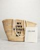 celine Celine X David Kramer Raffia Panier Tote Bag - 9