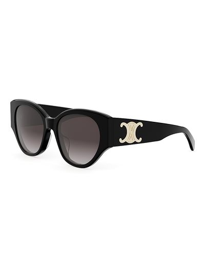 CELINE Women's Maxi Triomphe 55MM Butterfly Sunglasses