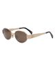 CELINE Women's Metal Triomphe 54MM Oval Sunglasses - 1