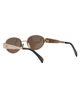 CELINE Women's Metal Triomphe 54MM Oval Sunglasses - 4