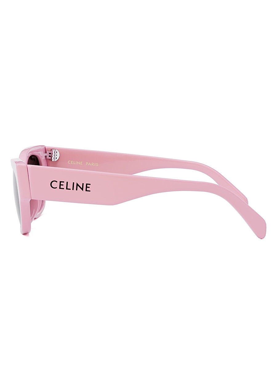 NEW Celine Pink Monochroms 55MM Cat-Eye Sunglasses Monochroms 03 square sunglasses in pink - Celine Eyewear  main image 4