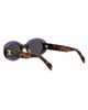 CELINE Women's TRIOMPHE 50MM Logo Oval sunglasses - 4