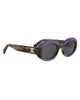 CELINE Women's TRIOMPHE 50MM Logo Oval sunglasses - 8