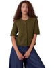 Celtic & Co. Celtic & Co. Alpaca Blend Short Sleeve Top - 1
