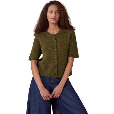 Celtic & Co. Celtic & Co. Alpaca Blend Short Sleeve Top