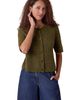Celtic & Co. Celtic & Co. Alpaca Blend Short Sleeve Top - 3