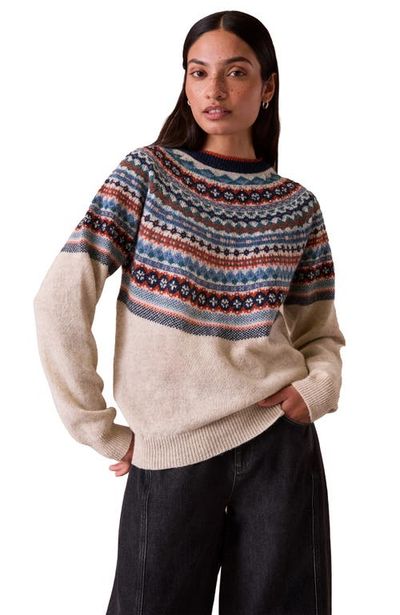 Celtic & Co. Celtic & Co. Alpine Yoke Fair Isle Sweater