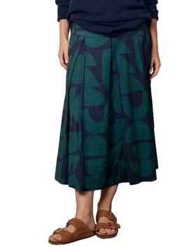 Celtic & Co. Celtic & Co. Box Pleated Midi Skirt