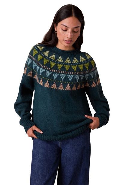 Celtic & Co. Celtic & Co. British Geo Fair Isle Yoke Sweater
