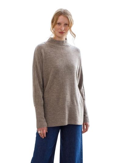 Celtic & Co. Celtic & Co. Drape Funnel Neck Sweater