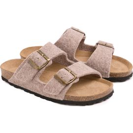 Celtic & Co. Celtic & Co. Felt Double Buckle Slide Sandal