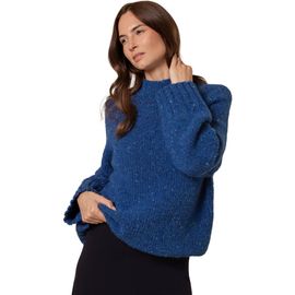 Celtic & Co. Celtic & Co. Kilcarra Tweed Funnel Neck Sweater