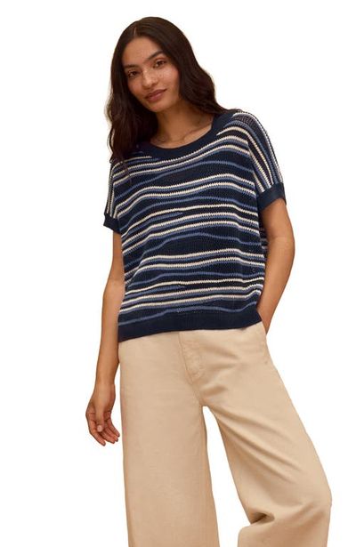 Celtic & Co. Celtic & Co. Landscape Stripe Knitted Top
