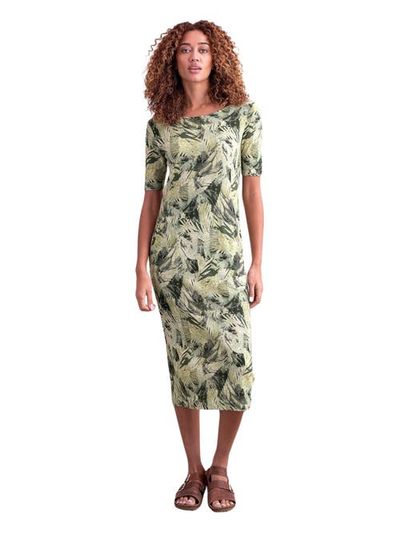 Celtic & Co. Celtic & Co. Linen Cotton Blend Button Back Dress