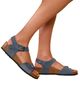 Celtic & Co. Celtic & Co. Low Wedge Double Buckle Suede Sandal - 2
