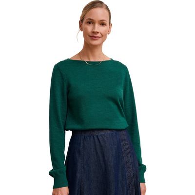 Celtic & Co. Celtic & Co. Merino Fine Knit Boat Neck Jumper