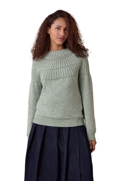 Celtic & Co. Celtic & Co. Rib Stitch Yoke Oversized Jumper