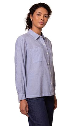 Celtic & Co. Celtic & Co. Side Split Striped Shirt