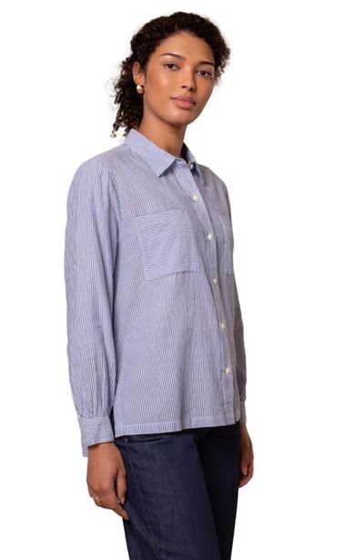 Celtic & Co. Celtic & Co. Side Split Striped Shirt
