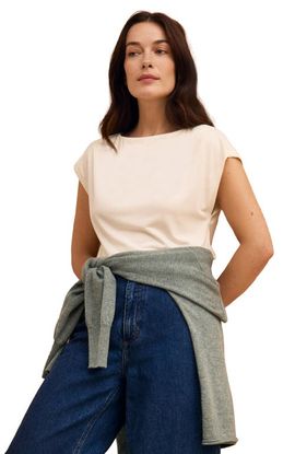 Celtic & Co. Celtic & Co. Slash Neck Cap Sleeve T-Shirt