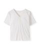 Celtic & Co. Celtic & Co. Slub Jersey V-Neck Trim Top - 2