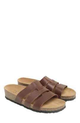Celtic & Co. Celtic & Co. Triple Strap Low Wedge Mule
