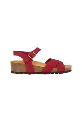 Celtic & Co. Celtic & Co. Woven Detail Low Wedge Leather Sandal