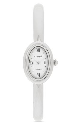 CENDRE CENDRE Kate Oval Bangle & Link Bracelet Watch, 20mm x 29mm